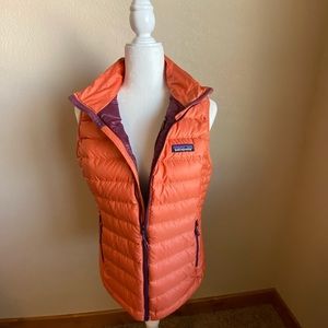 Patagonia vest. Sunset Orange. Barely used. Like new condition.